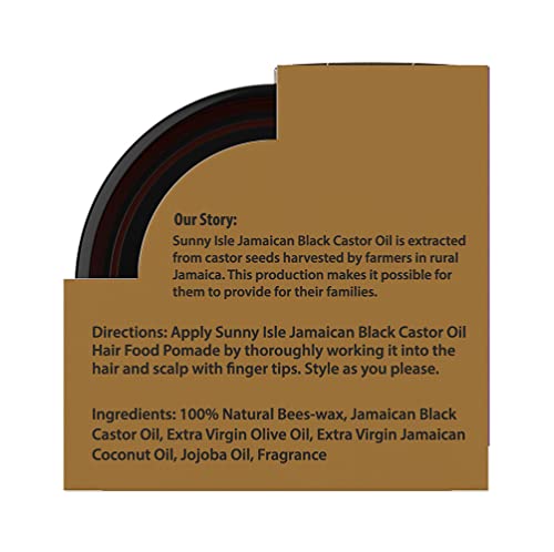 Sunny Isle Extra Dark Jamaican Black Castor Oil Pomade 4 oz - Image 3
