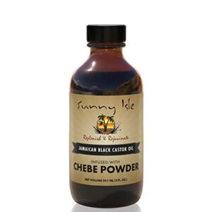 Sunny Isle Jamaican Black Castor Oil with Chebe Powder 2oz