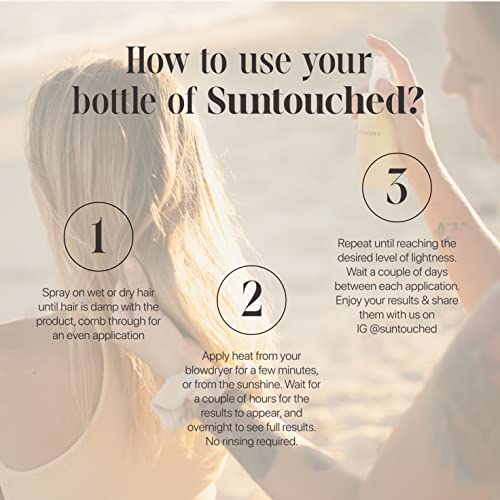Suntouched Beach Blonde Hair Lightener Spray ? Vegan & Cruelty-Free - Image 6