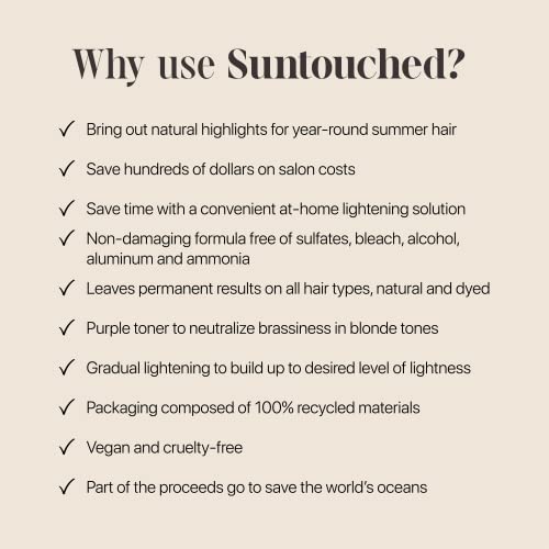 Suntouched Beach Blonde Hair Lightener Spray ? Vegan & Cruelty-Free - Image 7