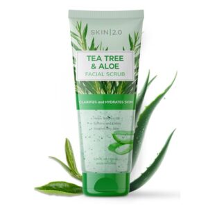 Tea Tree Aloe Exfoliating Scrub 3oz ? Anti-Aging Cleanser