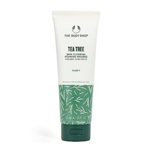 Tea Tree Foaming Cleanser for Oily Skin, Vegan, 4.2 Fl Oz