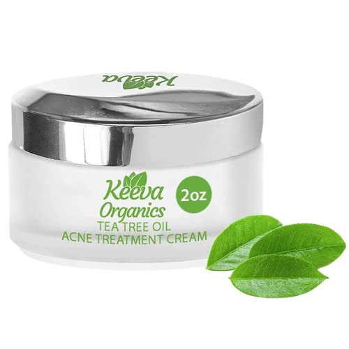 Tea Tree Oil Acne Treatment Cream ? 2oz by Keeva Organics