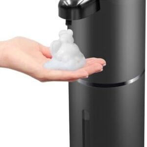 Touchless Wall-Mount Foaming Soap Dispenser, USB Rechargeable 12.8oz