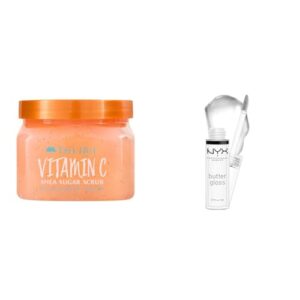 Tree Hut Vitamin C Scrub & NYX Clear Lip Gloss Bundle