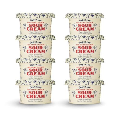 Treeline Vegan Cashew Sour Cream 7.5 oz, 8-Pack