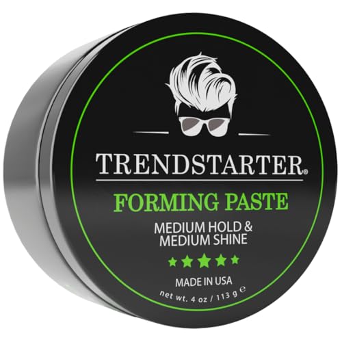 TRENDSTARTER Forming Paste 4oz ? Medium Hold, Shine, Flake-Free
