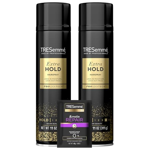 TRESemmé Extra Hold Hairspray 2-Pack with 8 oz Keratin Repair Mask Set