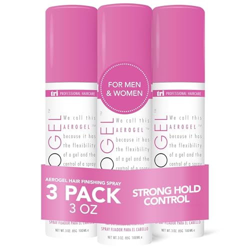 TRI Design Aerogel Extra Hold Hairspray, 3oz (Pack of 3)