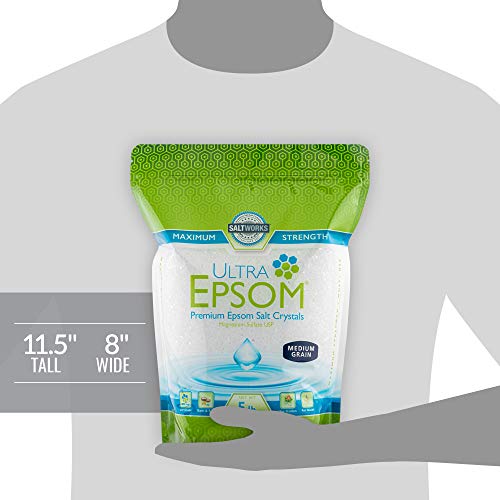 Ultra Epsom Bath Salt, Unscented, 5 lb Bag - Image 5