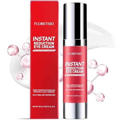 Hydrating Under Eye Cream for Puffiness and Fine Lines, 0.67 Fl Oz
