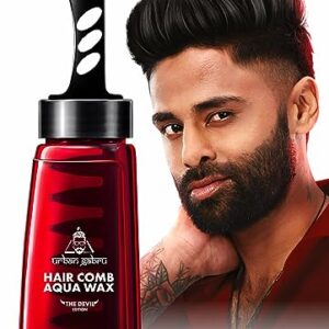 UrbanGabru Aqua Hair Wax 6.67oz ? Strong Hold, Wet Look