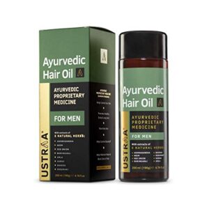 Ustraa Ayurvedic Hair Oil 6.76 oz ? 8 Herbs, Anti-Dandruff