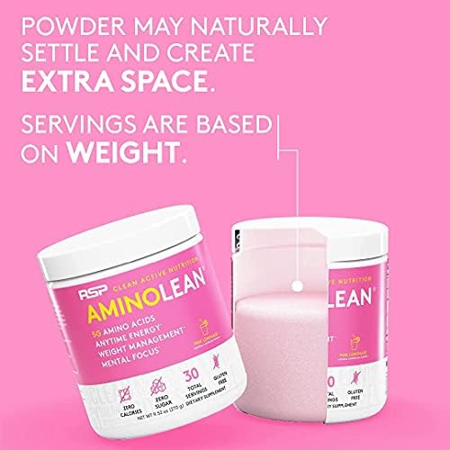 Vegan AminoLean Pink Lemonade Pre Workout Powder 30 Servings - Image 9