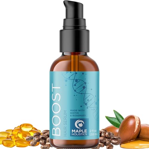 Vegan Biotin Hair Growth Serum with Rosemary & Castor Oil
