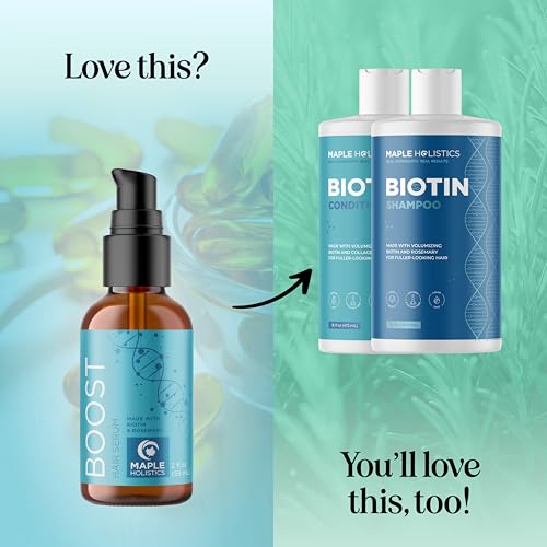 Vegan Biotin Hair Growth Serum with Rosemary & Castor Oil - Image 6