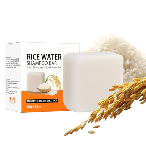Vegan Fermented Rice Water 2-in-1 Shampoo & Conditioner Bar