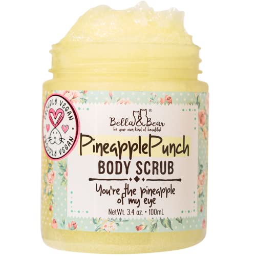 Vegan Pineapple Body Scrub Exfoliator ? Travel Size (3.4oz)