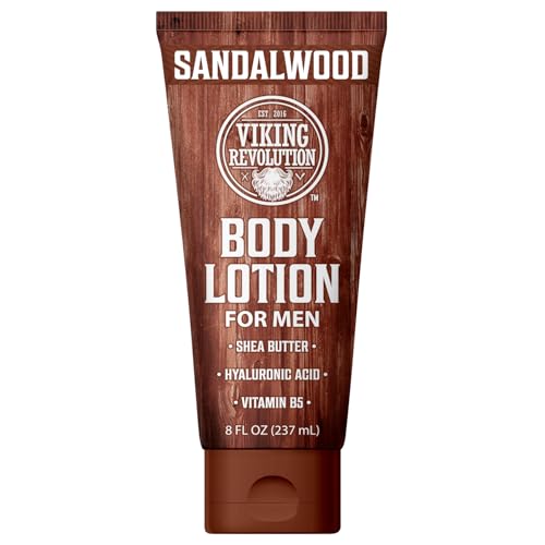 Viking Revolution Sandalwood Men?s Body Lotion, 8oz