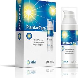 Vita Sciences PlantarCare CF Foot Cream for Plantar Fasciitis Relief 4 oz Tube