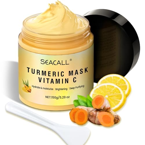 Vitamin C Clay Mask with Turmeric for Dull Skin
