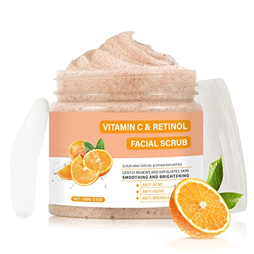 Vitamin C & Retinol Exfoliating Face Scrub 3.5oz