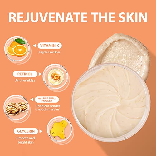 Vitamin C & Retinol Exfoliating Face Scrub 3.5oz - Image 5