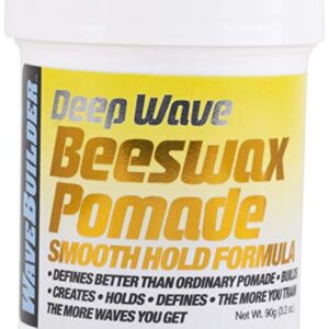 Wavebuilder Beeswax Pomade for Smooth Wave Hold