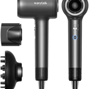 Wavytalk Professional 110,000 RPM Lightweight Hair Dryer with Diffuser Attachment