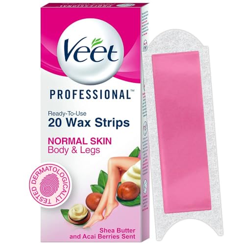 Waxing Strips Kit for Normal Skin, 20 Strips
