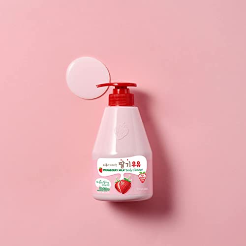 WELCOS KWAILNARA Strawberry Milk Cleanser 560g / 19.75oz - Image 2