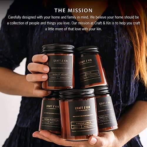 Whiskey Caramel Christmas Scented Candles for Men - Image 6