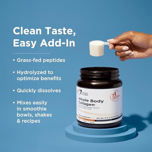 Hydrolyzed Whole Body Collagen Peptides Powder for Skin and Joints, 30 Servings - Image 4
