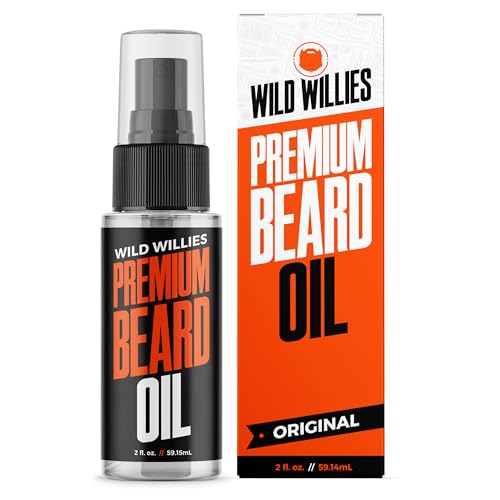 Wild Willies Natural Beard Oil ? 2 Fl Oz, Softens & Conditions