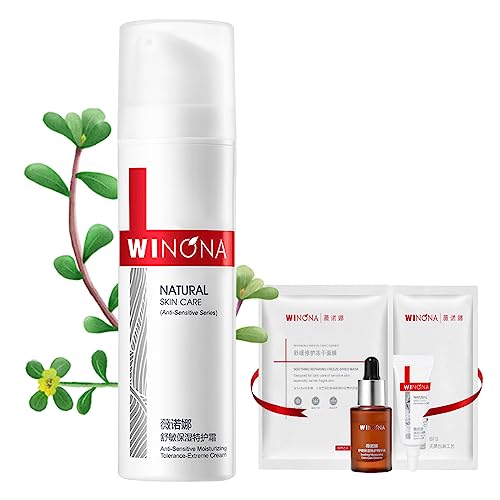 WINONA Moisturizing Cream for Sensitive Skin, 50g+25ml+5ml+5g