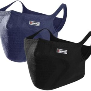 WTACTFUL 2-Pack Lightweight Breathable Half Face Masks for Cycling and Outdoor Activities