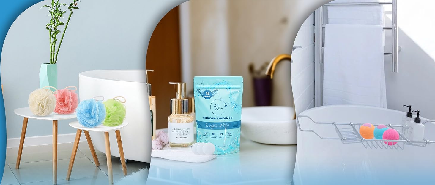 brand story - loofah - shower steamer - bathbomb