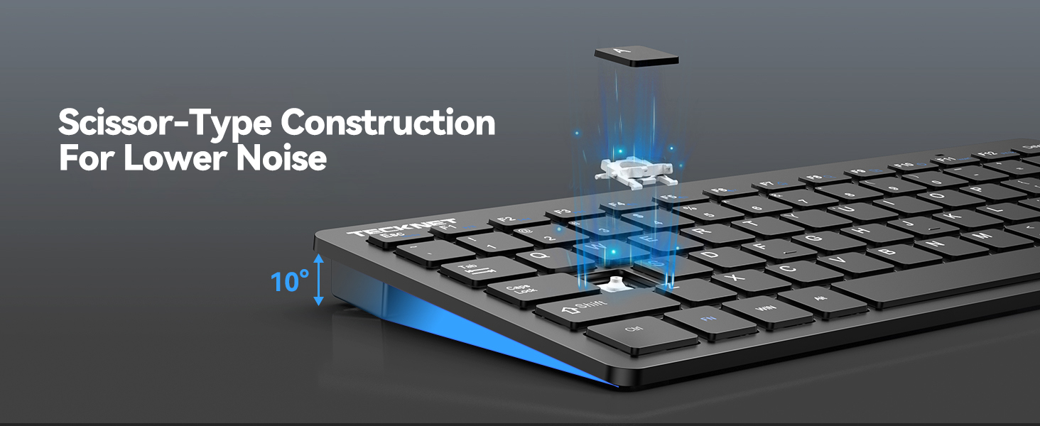 Wireless Keyboard and Mouse Combo