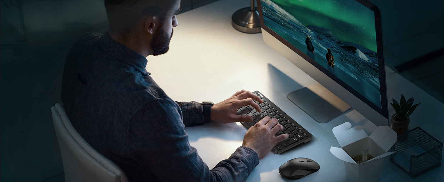 compact wireless keyboard