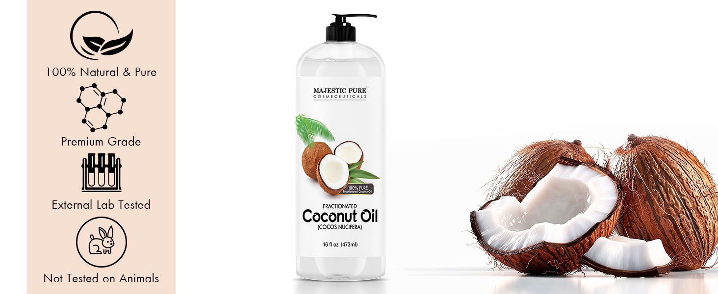 Fractionated coconut Oil