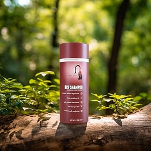 natural dry shampoo sustainable no chemicals or toxins