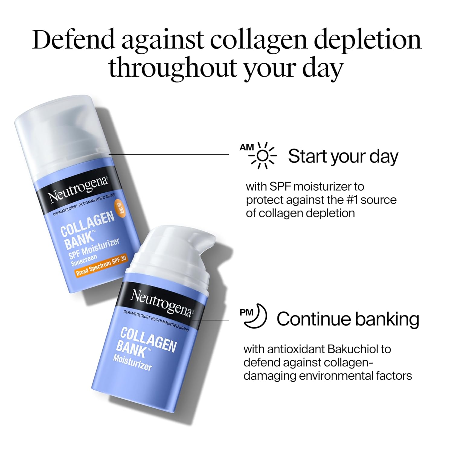 Neutrogena Collagen Boost Face Moisturizer 2.7 fl oz Anti-Aging Cream with Bakuchiol - Image 9