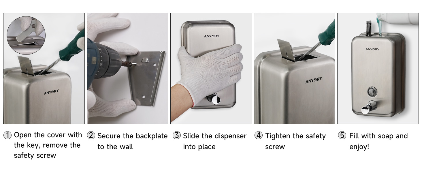 wall soap dispenser