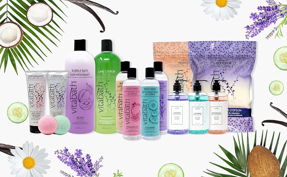 Vitabath Fragrance Collection Luxury Bath Essentials