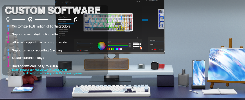 custom keyboard hot swappable mechanical keyboard wireless mechanical keyboard gaming