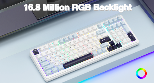rgb led backlit mechanical gaming keyboard wireless keyboard computer pc custom keyboard
