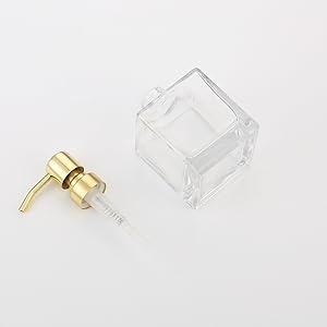 gold soap dispenser