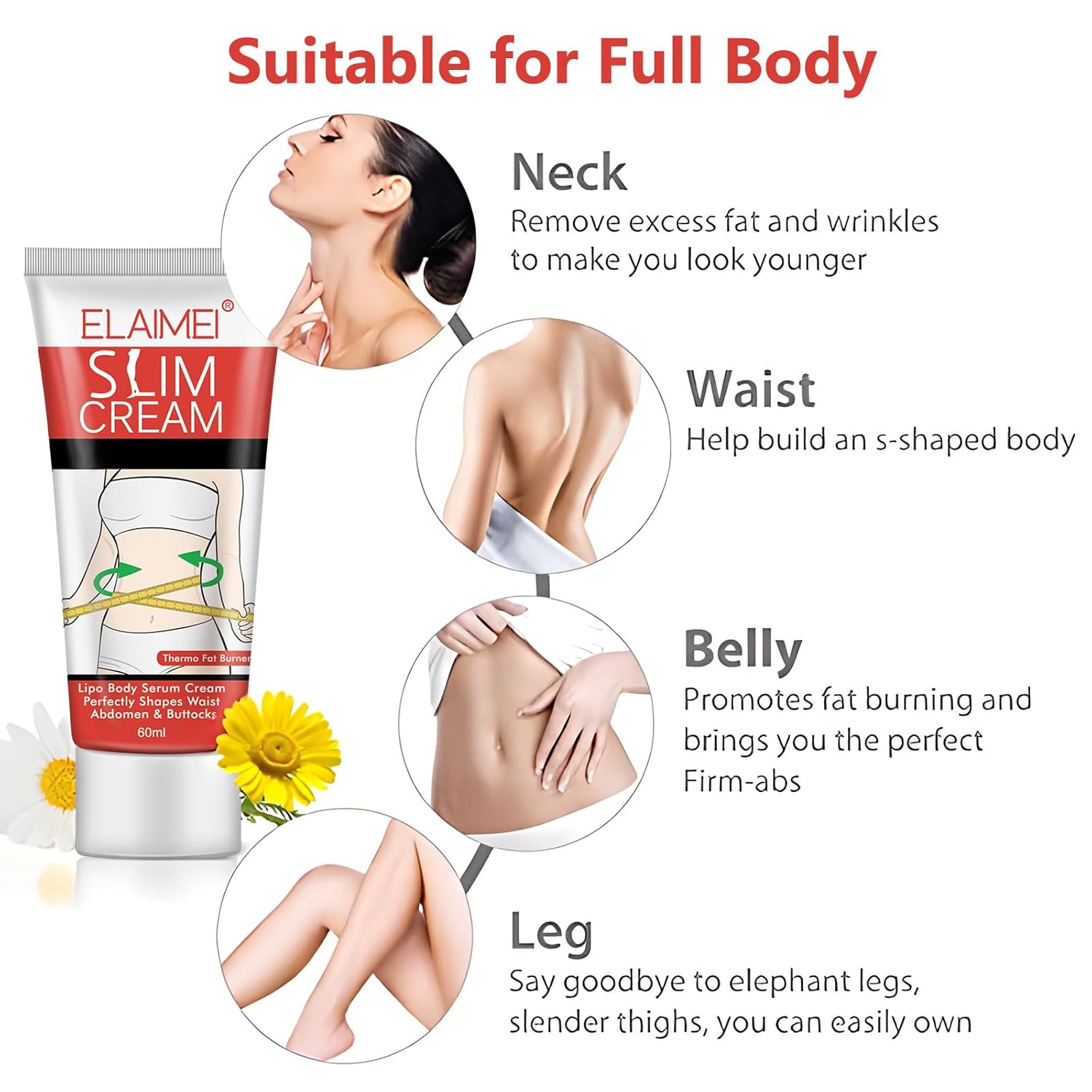 200ml Hot Cream for Belly Slimming Fat Burning Stomach Waist Buttocks - Image 2