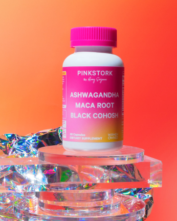 Ashwagandha, Maca Root, Black Cohosh Bottle