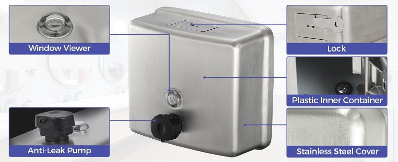 Soap dispenser for bathroom